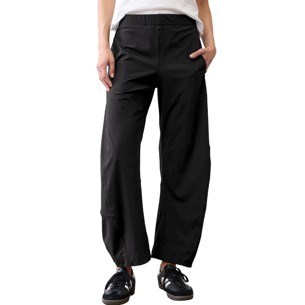 High Elastic Waist Quick Dry Wide Leg Travel Pants With Pockets