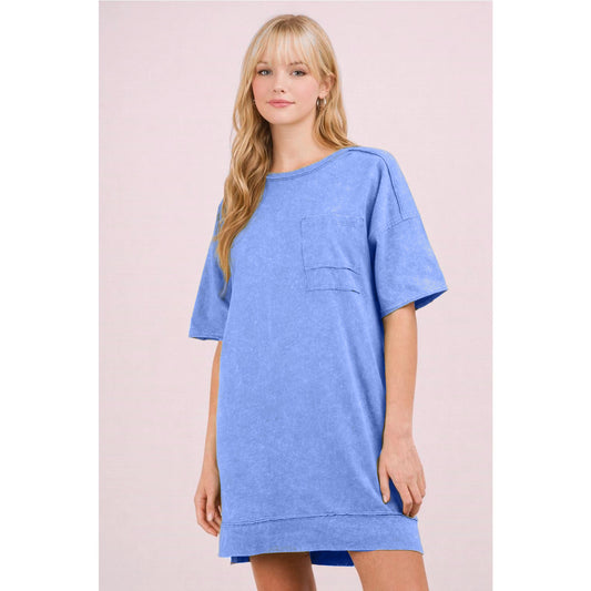 Women's Summer T Shirt Dress Casual Short Sleeve Crewneck Loose Fit