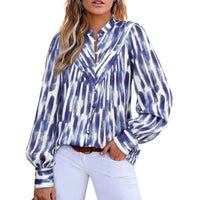 Striped White Blue