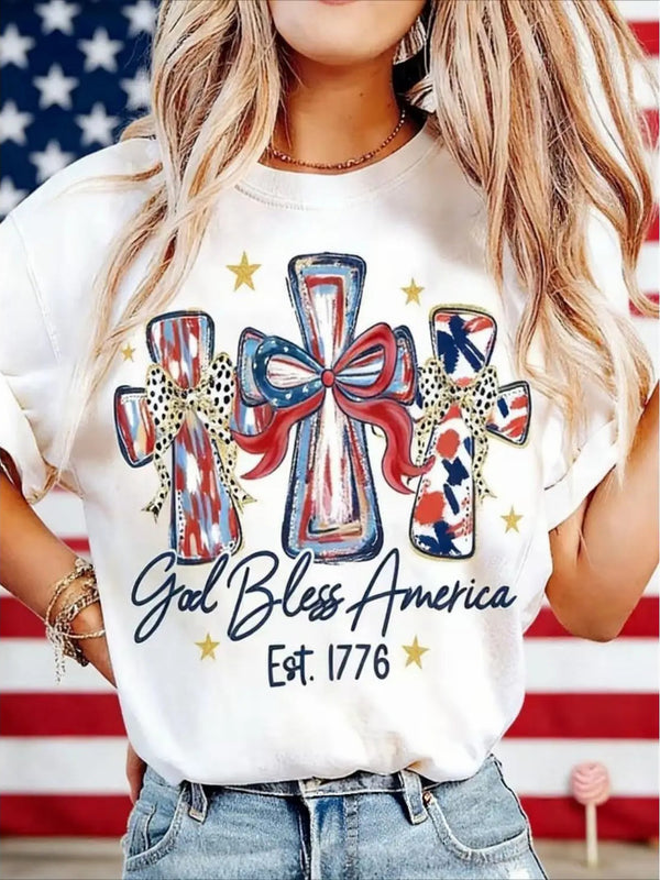 God Bless America T-shirt 250 Years America Anniversary Birthday Gift Shirt