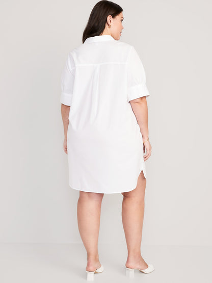 Short-Sleeve Shirt Dress (⏰ 40% OFF TODAY)