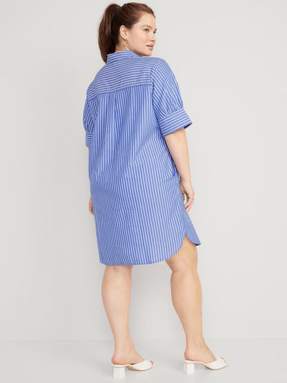 Short-Sleeve Shirt Dress (⏰ 40% OFF TODAY)