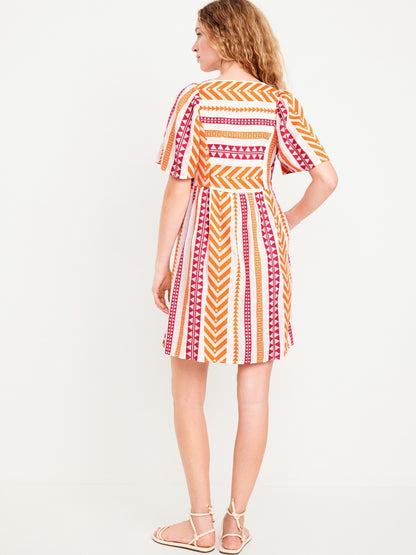 Jacquard Mini Swing Dress (⏰30% OFF TODAY)