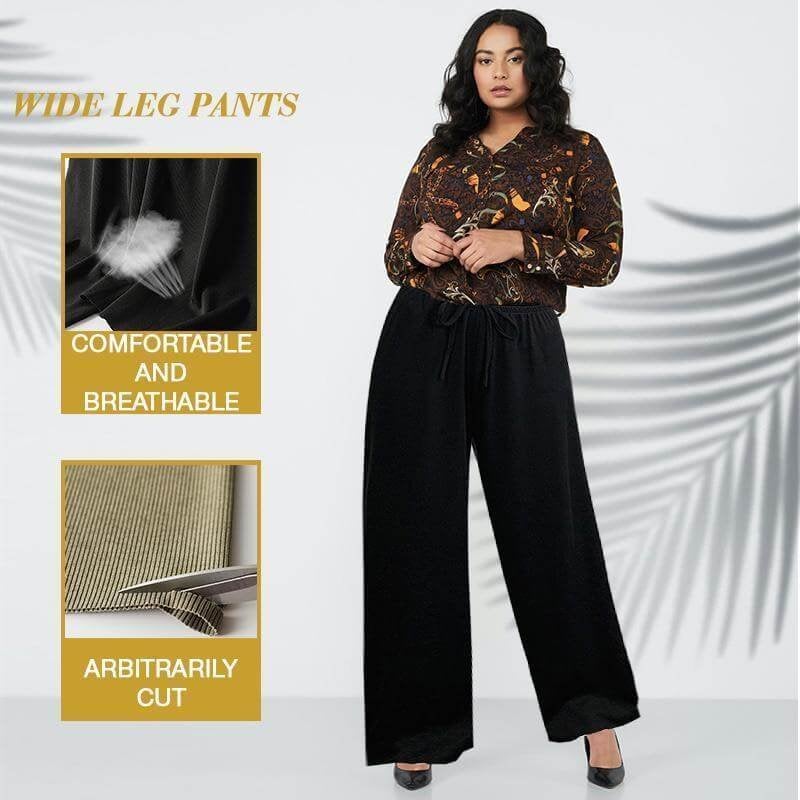 2023 Ladies Ice Silk Wide Leg Pants (Get 3 Pants For Only $39.98)