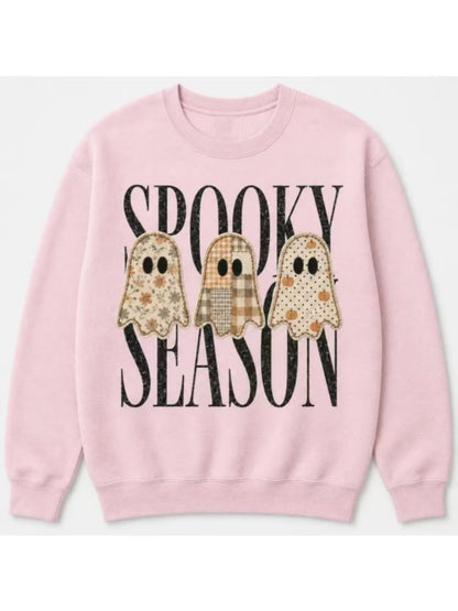 🎃Spooky Season Ghost Graphic Halloween Sweatshirt