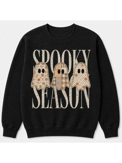 🎃Spooky Season Ghost Graphic Halloween Sweatshirt