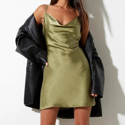 Spring Sale 50% OFF - Slip Dress In Satin