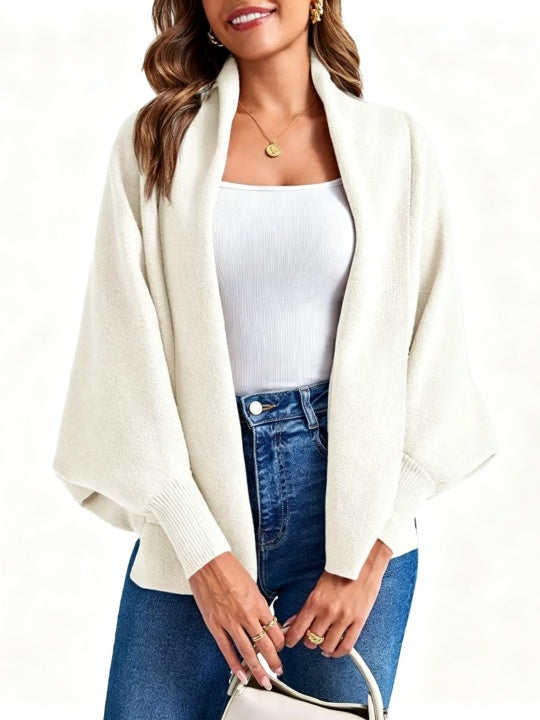 🥰Women's Open Front Batwing Sleeve Cardigan
