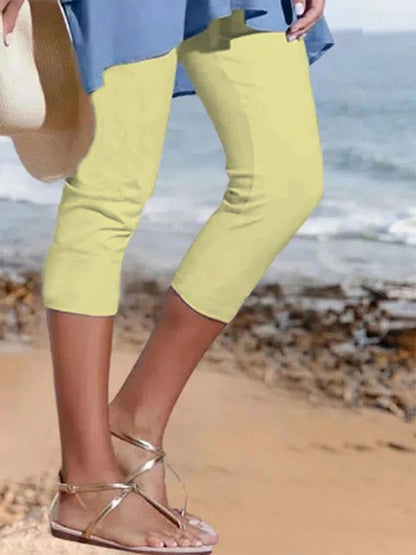 Women's Plain Casual Leggings