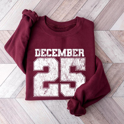 Limited time sale🔥December 25 Retro Christmas Crewneck Sweatshirt