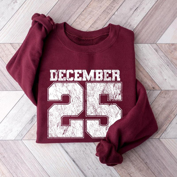 Limited time sale🔥December 25 Retro Christmas Crewneck Sweatshirt
