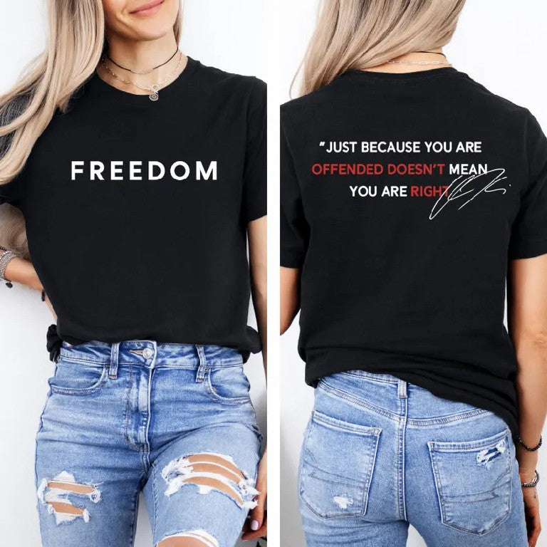 Charlie Kirk Quote Short Sleeve Unisex T-Shirt