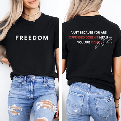 Charlie Kirk Quote Short Sleeve Unisex T-Shirt