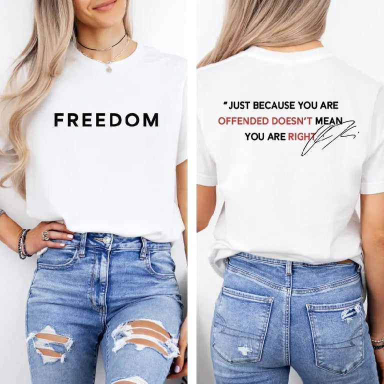 Charlie Kirk Quote Short Sleeve Unisex T-Shirt