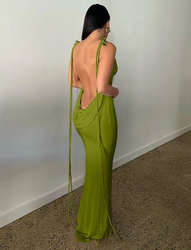 SERENITY BACKLESS MAXI DRESS