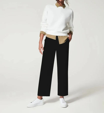Stretch Comfortable Wide Leg Pants