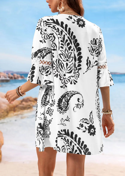 ✨2025 New Floral Print Lace Dress