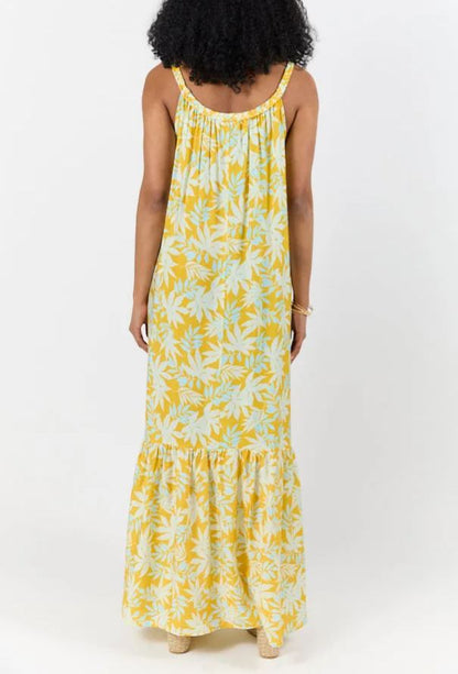 ✨Painting The Sky Multi Watercolor Chiffon Maxi Dress SALE