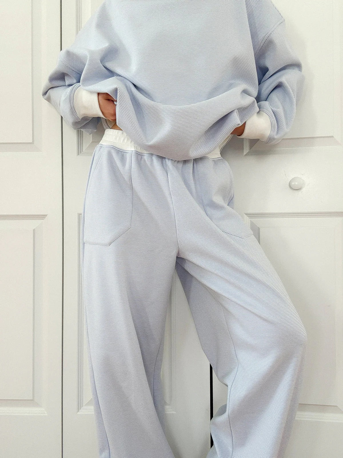 Women's Mini Striped Casual Suit