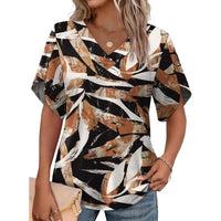Brown Black Print