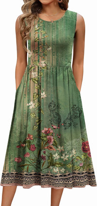 Green Floral