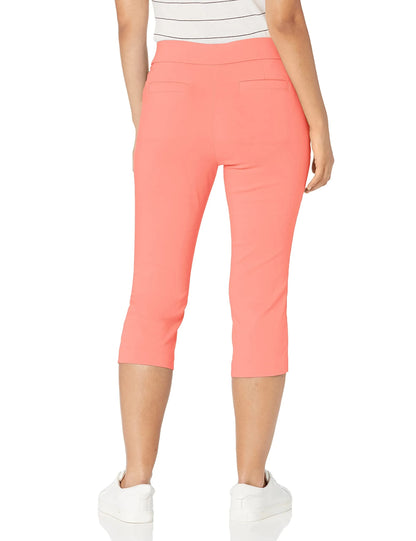 Women's High Waist Pull on Capri L Pocket