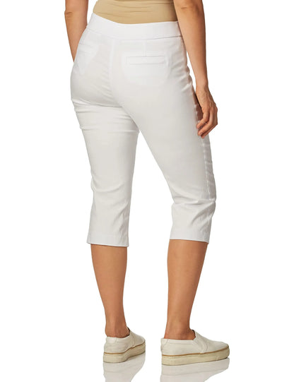 Women's High Waist Pull on Capri L Pocket