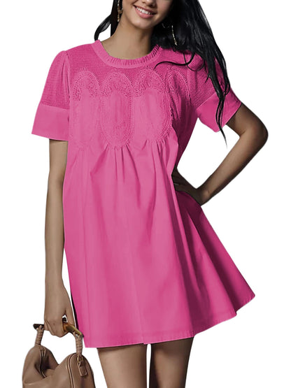 Women's Lace Patchwork Dress