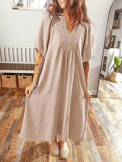 ⏰Hot Sale-Women's Summer Flowy A-Line Maxi Dress