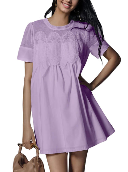 Women's Lace Patchwork Dress