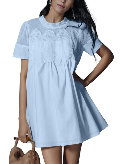 Women's Lace Patchwork Dress