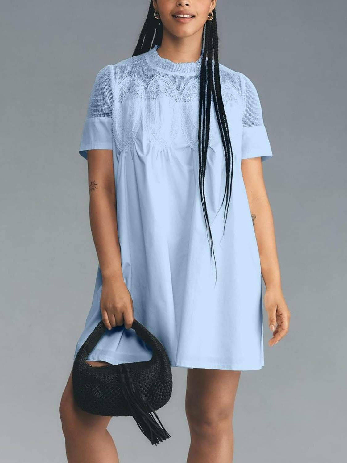 Women's Lace Patchwork Dress