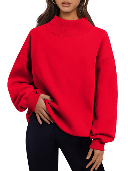 ✨Women's Half Turtleneck Fleece Casual Sweatshirt