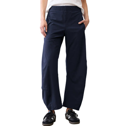 High Elastic Waist Quick Dry Wide Leg Travel Pants With Pockets