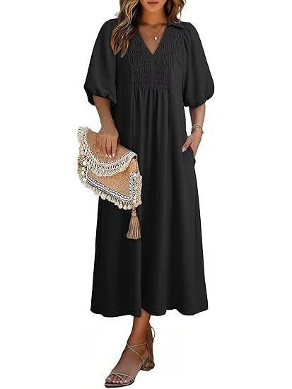 ⏰Hot Sale-Women's Summer Flowy A-Line Maxi Dress