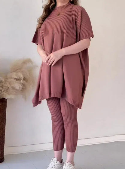 ⏰Clearance Sale 50% Knitted Two-piece Set(Buy 2 Free Shipping)