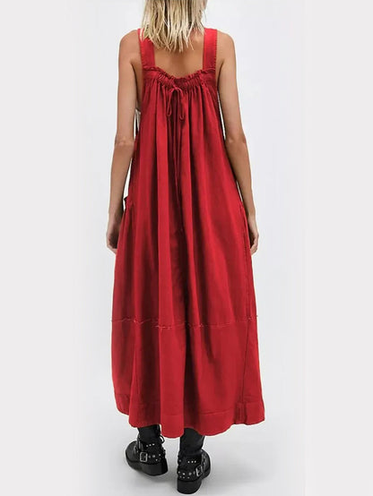 Limited time sale🔥Women's Versatile Overall Maxi Dress