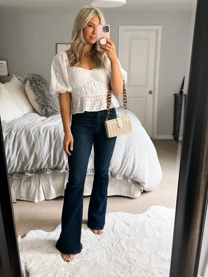 🎁Fitted Vintage Flared Jeans