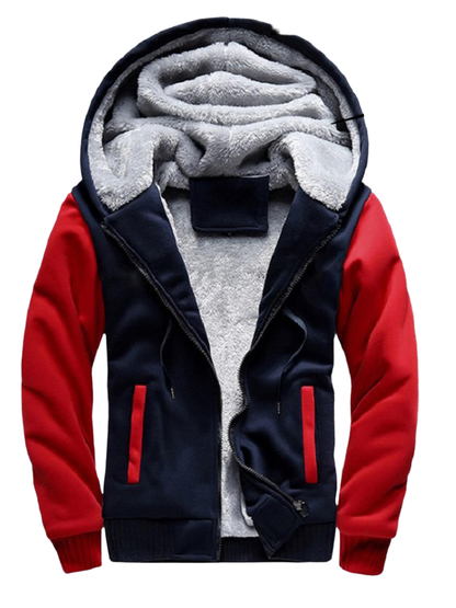 Women Thick Fleece Lined Hooded Sweatshirt Winter Warm Top