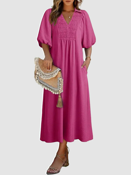 Women's Summer Flowy A-Line Maxi Dress