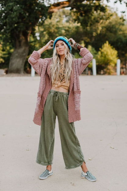 ✨So Comfy Wide Leg Pant Cropped Length